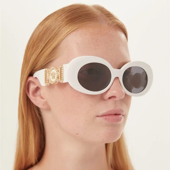 NEW VERSACE VE4426U 314/87 MEDUSA SUNGLASSES MOD 4426U WHITE EYEWEAR VE4426 NEW VERSACE VE4426BU 314/87 MEDUSA WHITE SUNGLASSES MOD  main image 2